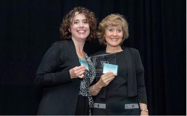 Dr. Debby Feinberg Receives 2018 Theia Award of Excellence for Innovation Dr. Debby Feinberg Receives 2018 Theia Award of Excellence for Innovation